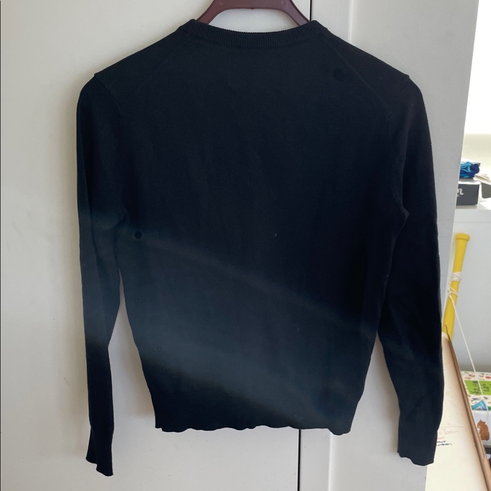 Black Graphic Women's Top - Picture 4 of 5